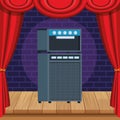 Amplifier equipment icon Royalty Free Stock Photo