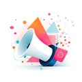 Amplify Your Message: Megaphone Symbol