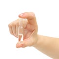 Ampoule in a hand Royalty Free Stock Photo