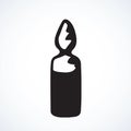 Ampoule. Vector drawing