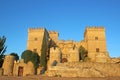 Ampudia Castle, Spain in morning light Royalty Free Stock Photo