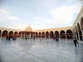 Amr Ibn Al-Aas Mosque in Cairo in Egypt Royalty Free Stock Photo