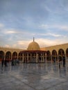 Amr Ibn Al-Aas Mosque in Cairo in Egypt Royalty Free Stock Photo