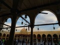 Amr Ibn Al-Aas Mosque in Cairo in Egypt Royalty Free Stock Photo