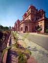 AMRITSAR CITY : KHALSA COLLEGE OUTSIDE BUILDING VIEW IN NORTH INDIA, PUNJAB Royalty Free Stock Photo