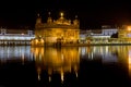 AMRITSAR, INDIA - OCTOBER 17: Sikh pilgrims in the Golden Temple during celebration day in October 17, 2012 in Amritsar, Punjab Royalty Free Stock Photo