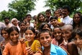 Amroha, Utter Pradesh, INDIA - 2011: Unidentified poor people living in slum Royalty Free Stock Photo