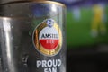 Amstel beer glass