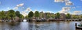 Amstel panorama Royalty Free Stock Photo