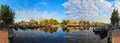180 Amstel panorama Royalty Free Stock Photo