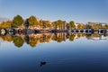 Amstel river, Amsterdam Royalty Free Stock Photo