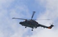 Amsterdam , 20-aug-2010, Westland lynx helicopter Royalty Free Stock Photo