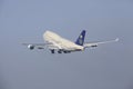 Amsterdam Airport Schiphol - Boeing 747 of Saudia Cargo takes off Royalty Free Stock Photo