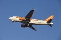 Amsterdam Airport Schiphol - EasyJet Airbus A319 takes off Royalty Free Stock Photo