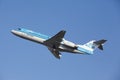 Amsterdam Airport Schiphol - KLM Cityhopper Fokker 70 takes off