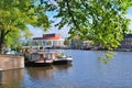 Amsterdam. Amstel river Royalty Free Stock Photo