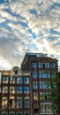 Amsterdam Architektur Sunset Royalty Free Stock Photo