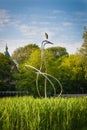Amsterdam Bird Sculpture Royalty Free Stock Photo