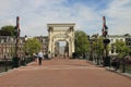 Amsterdam bridge Royalty Free Stock Photo