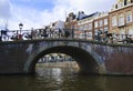 Amsterdam bridge Holland Royalty Free Stock Photo