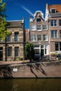 Amsterdam buildings houses architecture canal Holland river