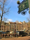 Amsterdam cafe and canal, Netherlands