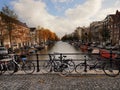 Amsterdam canal Royalty Free Stock Photo