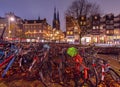 Amsterdam canal Brouwersgracht, Netherlands Royalty Free Stock Photo