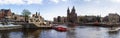 Amsterdam Canal High-Resolution Panorama