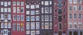 Amsterdam canal houses Royalty Free Stock Photo