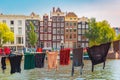 Amsterdam canal, Netherlands, Netherlands Royalty Free Stock Photo