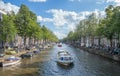 Amsterdam Canal Scene, The Netherlands