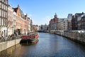 Amsterdam Canal View with Buildings