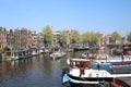 Picturesque neighborhood in the heart of amsterdam with some amazing reflections