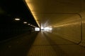 Amsterdam ceentral staion tunnel Royalty Free Stock Photo