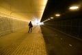 Amsterdam ceentral staion tunnel Royalty Free Stock Photo