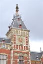 Amsterdam Central Station Clock Tower