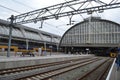Amsterdam central station Royalty Free Stock Photo
