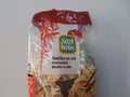 AMSTERDAM - CIRCA DECEMBER 2021: Suzi Wan packet of nest noodles