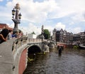 Amsterdam city canal Royalty Free Stock Photo