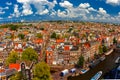 Amsterdam city view from Westerkerk, Holland, Netherlands. Royalty Free Stock Photo