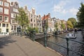 Amsterdam cityscenic in the Netherlands Royalty Free Stock Photo