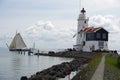 Holland, Amsterdam, the famous Marken Lighthouse Royalty Free Stock Photo