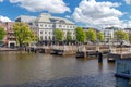 Amsterdam. Gateways on the Amstel River. Royalty Free Stock Photo