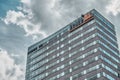 ING building, Financial district at the Amsterdam Bijlmer, Modern office buildings, business district Amsterdam Arena park, Southe Royalty Free Stock Photo