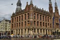 Amsterdam, Holland. August 2019. Behind Piazza Dam, Il Magna Plaza: the luxury shopping center in the historic center. The beauty Royalty Free Stock Photo