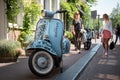 Amsterdam in Holland with its magnificent brunch breakfast canals, its levi barge bridge and traditional boat, flowery city bike