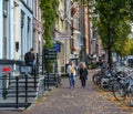 Cityscape of Amsterdam, Holland Royalty Free Stock Photo