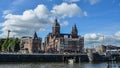 Cityscape of Amsterdam, Holland Royalty Free Stock Photo