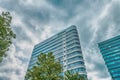 Holiday Inn Hotel, Amsterdam - Arena Towers, Arena Park, business district, modern office buildings, South east Amsterdam Royalty Free Stock Photo